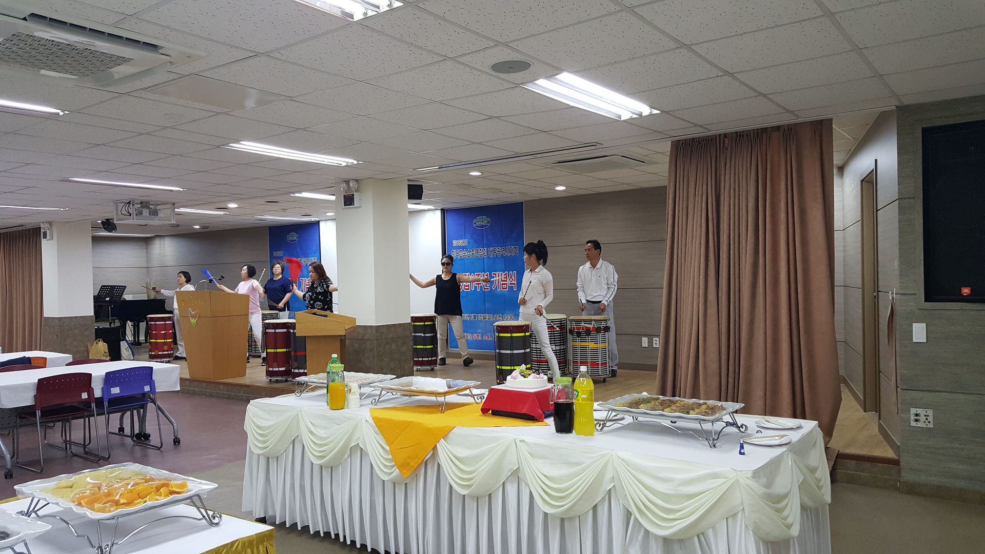 교습소 연합회 창립 1주년 기념식 오찬 파티